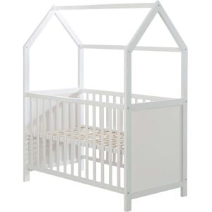 roba® Babybett »Hausbett 60x120, weiss«, FSC®-Holz aus gewissenhaft... weiss Größe