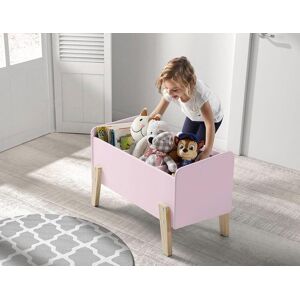 Vipack Spielzeugtruhe »Kiddy«, MDF-Oberfläche rosa Größe