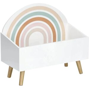 Zeller Present Kiste »Kinder-Aufbewahrungstruhe Rainbow 58 x 28 x 52 cm« Mehrfarbig, weiss Größe