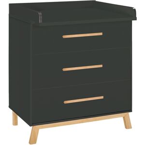 Schardt Wickelkommode »Sienna Black«, bis 15 kg, Made in Germany, 90 cm schwarz/natur + schwarz Größe