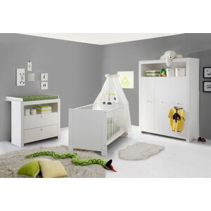 trendteam Babyzimmer-Komplettset »Olivia, Deal für begrenzte Zeit!«, (Set, 3... weiss matt Größe