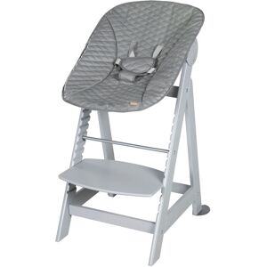 roba® Hochstuhl »Treppenhochstuhl 2-in-1 Set Born Up taupe« Stone/taupe Größe