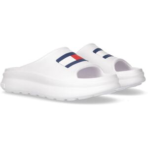 Tommy Hilfiger Badepantolette »FOAM SLIDE«, Sommerschuh, Schlappen,... weiss Größe 34/35