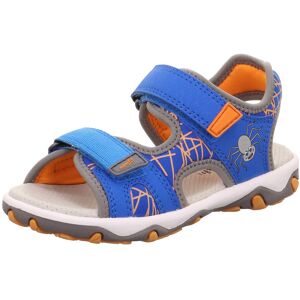 Superfit Sandale »MIKE 3.0 WMS: mittel«, Sommerschuh, Klettschuh,... blau-orange Größe 28