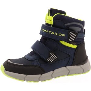 TOM TAILOR Klettboot dunkelblau-limone Größe 38