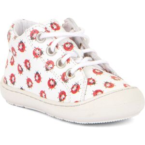 froddo® Lauflernschuh »Ollie Laces«, Babyschuh, Taufschuh, Festtagsschuh,... weiss-rot Größe 24