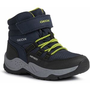 Geox Schnürboots »J SENTIERO BOY B ABX« navy-lime Größe 28