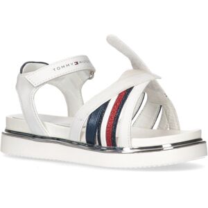 Tommy Hilfiger Sandale »VELCRO SANDAL« weiss-blau Größe 36