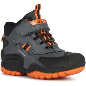 Geox Winterboots »J NEW SAVAGE BOY B ABX« dunkelgrau-orange Größe 35