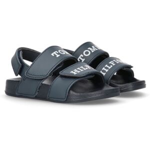 Tommy Hilfiger Sandale »VELCRO SANDAL«, Sommerschuh, Klettschuh, Sandalette,... blau Größe 29