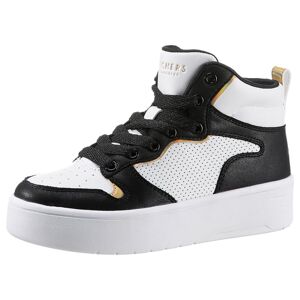 Skechers Kids Sneaker »COURT HIGH-SHINE KICKS«, im Kontrastlook weiss-schwarz Größe 29
