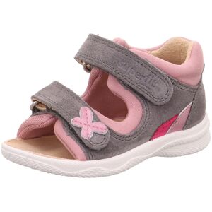 Superfit Sandale »POLLY«, Sommerschuh, Klettschuh, Sandalette, mit... grau-rosa Größe 25