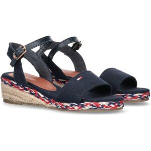 Tommy Hilfiger Keilsandalette »ROPE WEDGE SANDAL« blau Größe 37