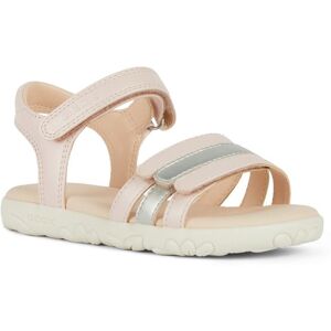 Geox Sandale »J SANDAL HAITI GIRL«, Sommerschuh, Klettschuh, Sandalette, mit... rosé-silberfarben Größe 34