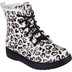 Skechers Kids Schnürstiefel »GRAVLEN - TOTALLY WILD«, mit Reissverschluss weiss-pink-leo Größe 34