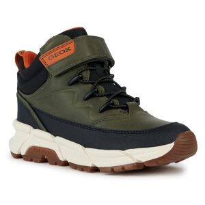 Geox Winterboots »J FLEXYPER PLUS BOY ABX«, High Top Sneaker, Schnürboots mit... khaki-orange Größe 29