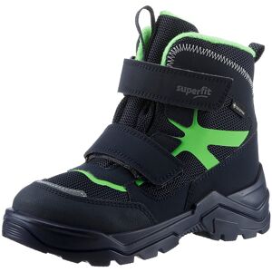 Superfit Winterboots »SNOW MAX WMS: Weit«, mit wasserdichter Gore-Tex Membrane dunkelblau-neongrün Größe 33