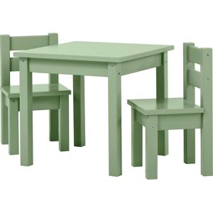 Hoppekids Kindersitzgruppe »MADS Kindersitzgruppe«, (Set, 5 tlg., 1 Tisch, 4... grün Größe