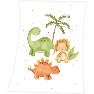 Baby Best Babydecke »Dinos« weiss Größe