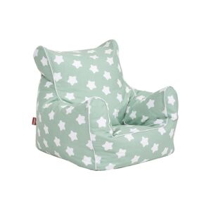 Knorrtoys® Sitzsack »Kindersitzsack Green white stars« hellgrün Größe