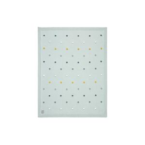 LÄSSIG Babydecke »Dots Light Mint 80 x 110 cm« Mint Größe