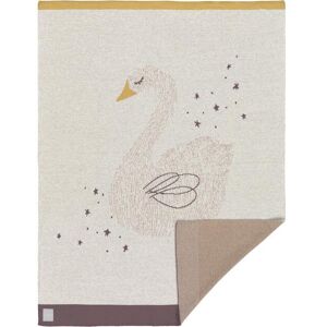 LÄSSIG Babydecke »Kuscheldecke Swan 75 x 100« Altrosa Größe