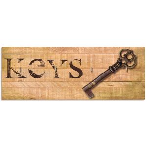 Artland Hakenleiste »Schlüssel« braun Größe