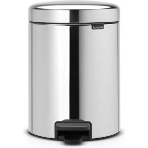 Brabantia Kosmetikeimer »NewIcon 5 l, Brilliant Steel«, 1 Behälter Grau, silberfarben Größe