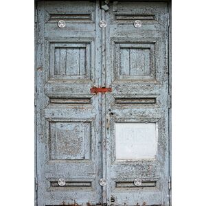 queence Garderobenleiste »Tür« blau Größe