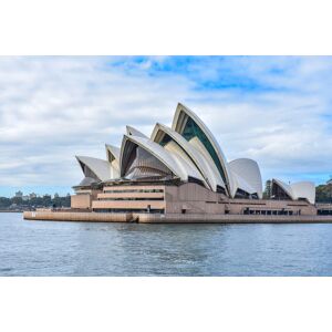 queence Acrylglasbild »Opernhaus in Sydney« weiss Größe