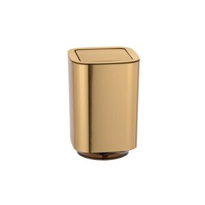WENKO Kosmetikeimer »Auron 45051 l, Gold«, 1 Behälter goldfarben Größe