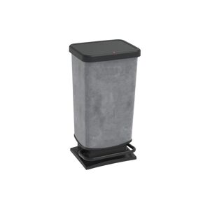 ROTHO Mülleimer »Paso beton«, 1 Behälter Grau Größe