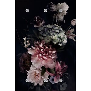 queence Garderobenleiste »Blumen« rosa Größe