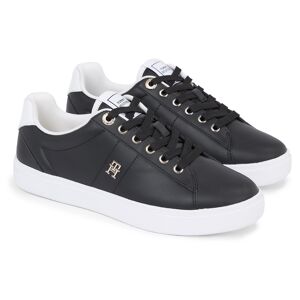 Tommy Hilfiger Plateausneaker »ESSENTIAL ELEVATED COURT SNEAKER« schwarz-weiss Größe 40