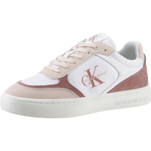 Calvin Klein Jeans Sneaker »CLASSIC CUPSOLE LOW MIX ML BTW«, mit... weiss-rosa Größe 40