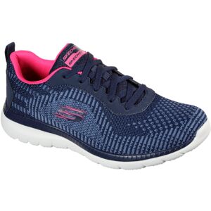 Skechers Sneaker »BOUNTIFUL-PURIST«, in Strick-Optik, Freizeitschuh,... navy Größe 37