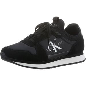 Calvin Klein Jeans Slip-On Sneaker »RUNNER SOCK LACEUP NY-LTH WN« schwarz Größe 42