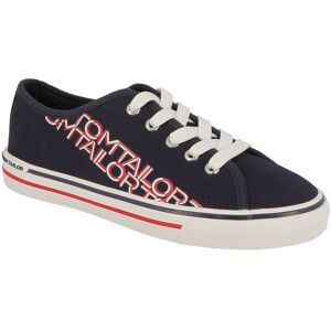 TOM TAILOR Plateausneaker navy Größe 43