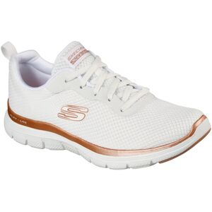 Skechers Sneaker »FLEX APPEAL 4.0 BRILLINAT VIEW« weiss-roségoldfarben Größe 38