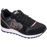 Skechers Sneaker »Nylon Quarter Lace Up Jogger« schwarz-rosa Größe 36