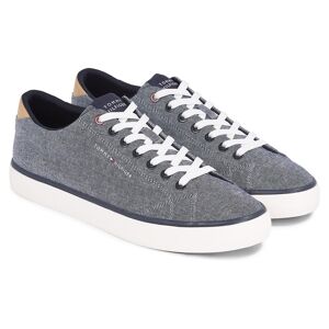 Tommy Hilfiger Sneaker »TH HI VULC LOW CHAMBRAY« blau meliert Größe 46