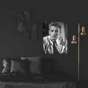 queence Acrylglasbild »James Dean«, Schwarz-Weiss-Mann-Stars grau Größe