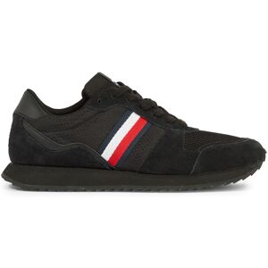 Tommy Hilfiger Sneaker »RUNNER EVO MIX«, mit gepolstertem Schaftrand,... schwarz Größe 44