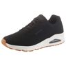 Skechers Sneaker »Uno«, mit extra Dämpfung, Freizeitschuh, Halbschuh,... schwarz-weiss Größe 43