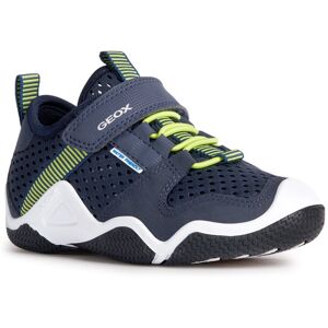 Geox Sneaker »JR WADER A« navy-limette Größe 34