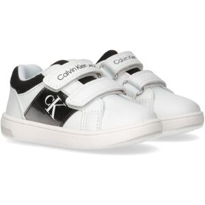 Calvin Klein Jeans Sneaker »LOW CUT VELCRO SNEAKER« weiss-schwarz Größe 29