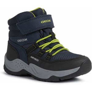 Geox Schnürboots »J SENTIERO BOY B ABX« navy-lime Größe 39