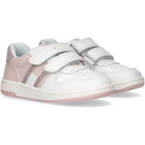 Tommy Hilfiger Sneaker »FLAG LOW CUT VELCRO SNEAKER« weiss-rosa Größe 28