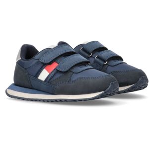 Tommy Hilfiger Sneaker »FLAG LOW CUT VELCRO SNEAKER«, mit grosser... BLUE Größe 28