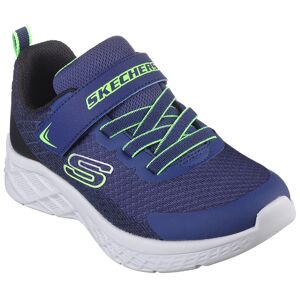 Skechers Kids Sneaker »MICROSPEC II«, Klettschuh, Freizeitschuh mit... navy-limette Größe 30